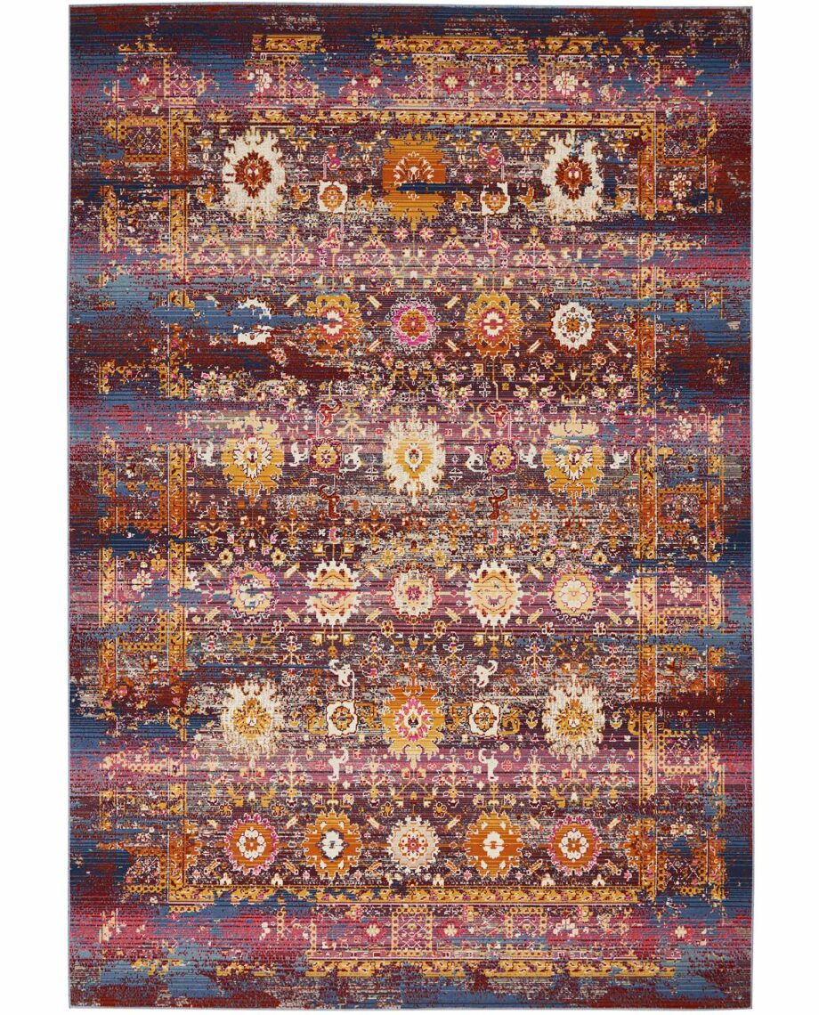 Nourison tapijt Vintage Kashan VKA03 RDMTC 5x7 099446455574 MAIN