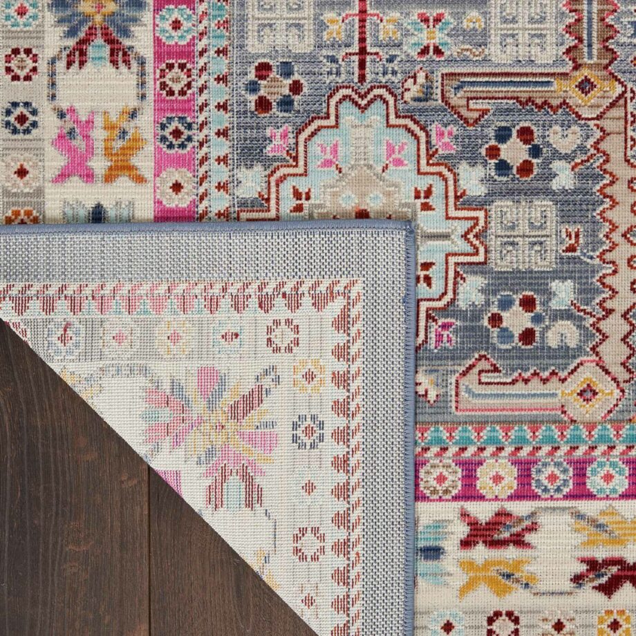 Nourison tapijt Vintage Kashan VKA05 GYMTC GREY MULTICOLOR 5X8 099446811837 CRB