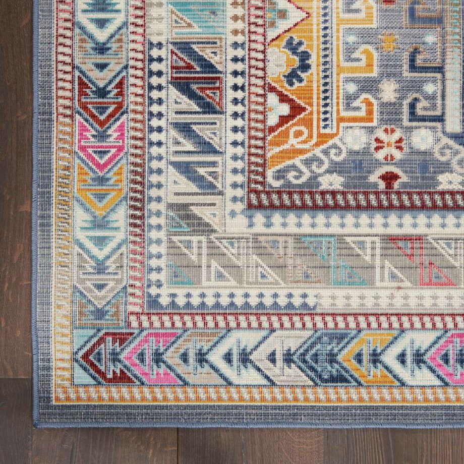 Nourison tapijt Vintage Kashan VKA06 GYMTC GREY MULTICOLOR 5X8 099446811967 CR