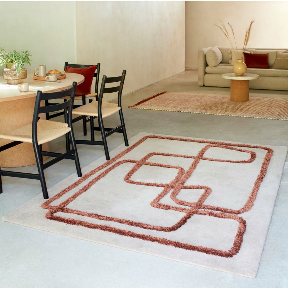 Asiatic tapijt 96 Infinity Copper interior square