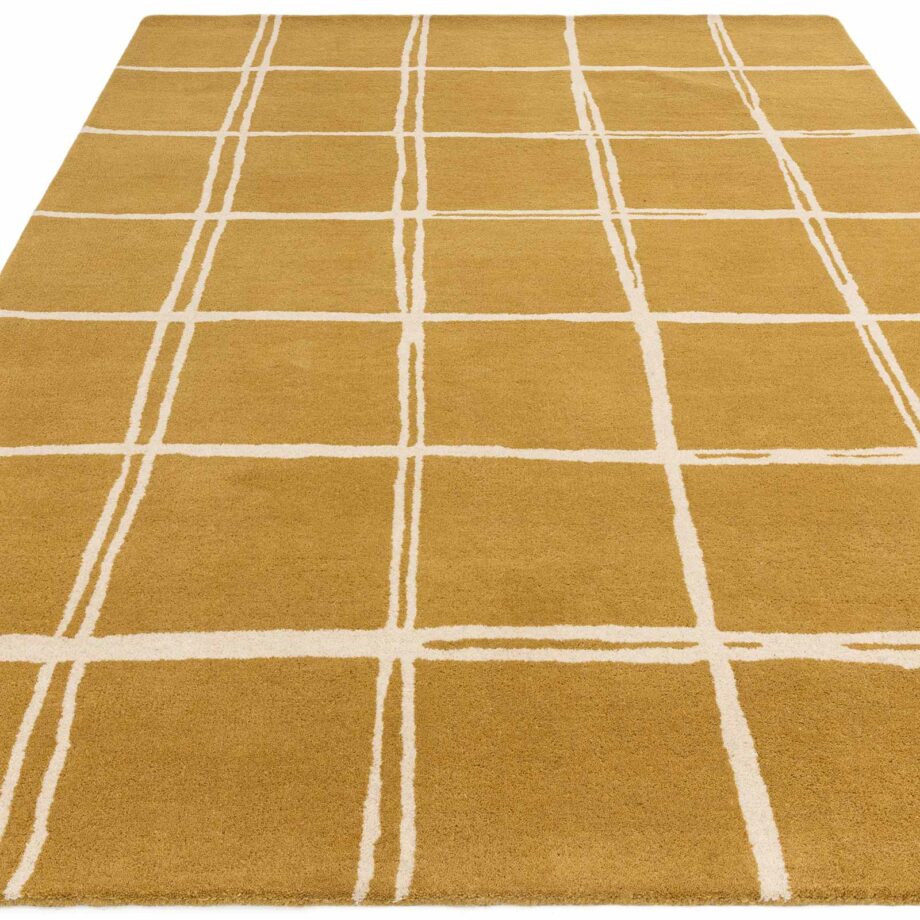 Asiatic tapijt Albany Grid Gold 1