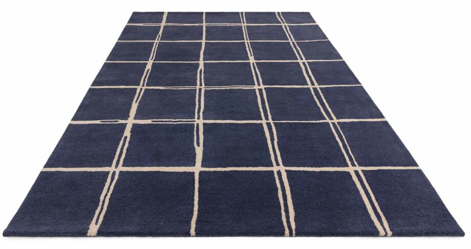 Asiatic tapijt Albany Grid Marine 1 3D