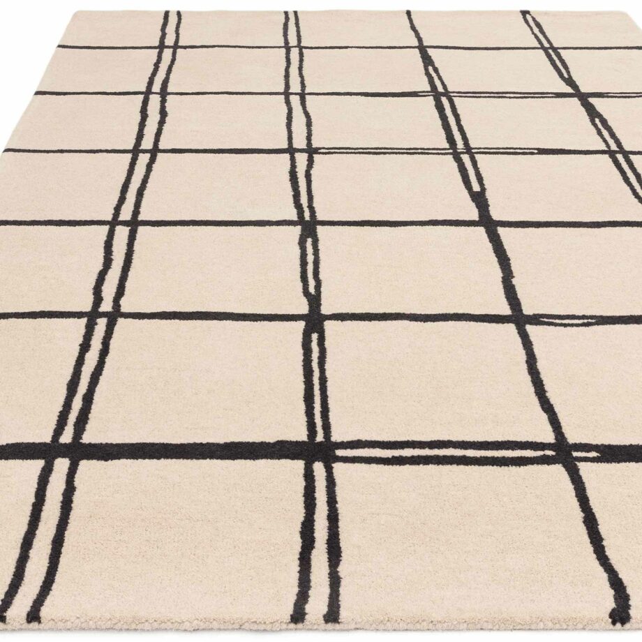 Asiatic tapijt Albany Grid Monochrome 1