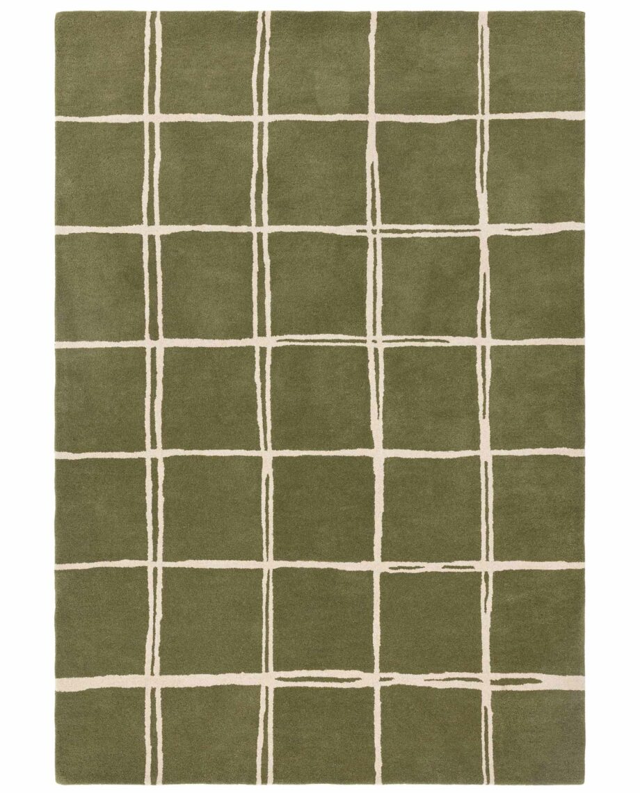 Asiatic tapijt Albany Grid Olive