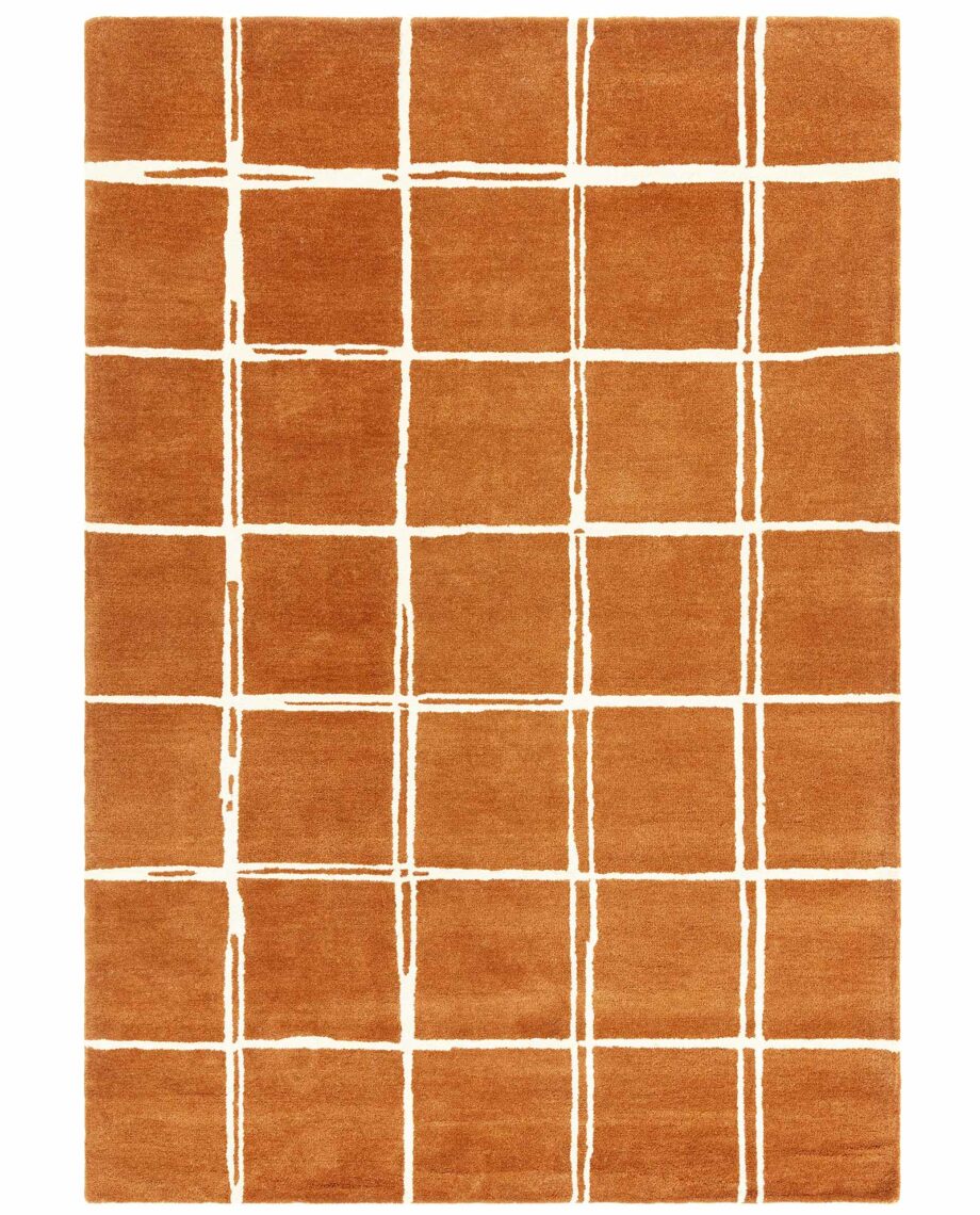 Asiatic tapijt Albany Grid Rust