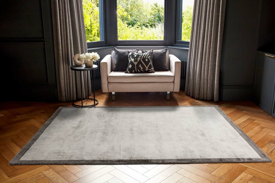 Asiatic tapijt Blade Border 08 Silver Grey interior