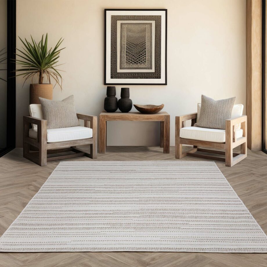 Asiatic tapijt Camber Stripe Sand interior new square