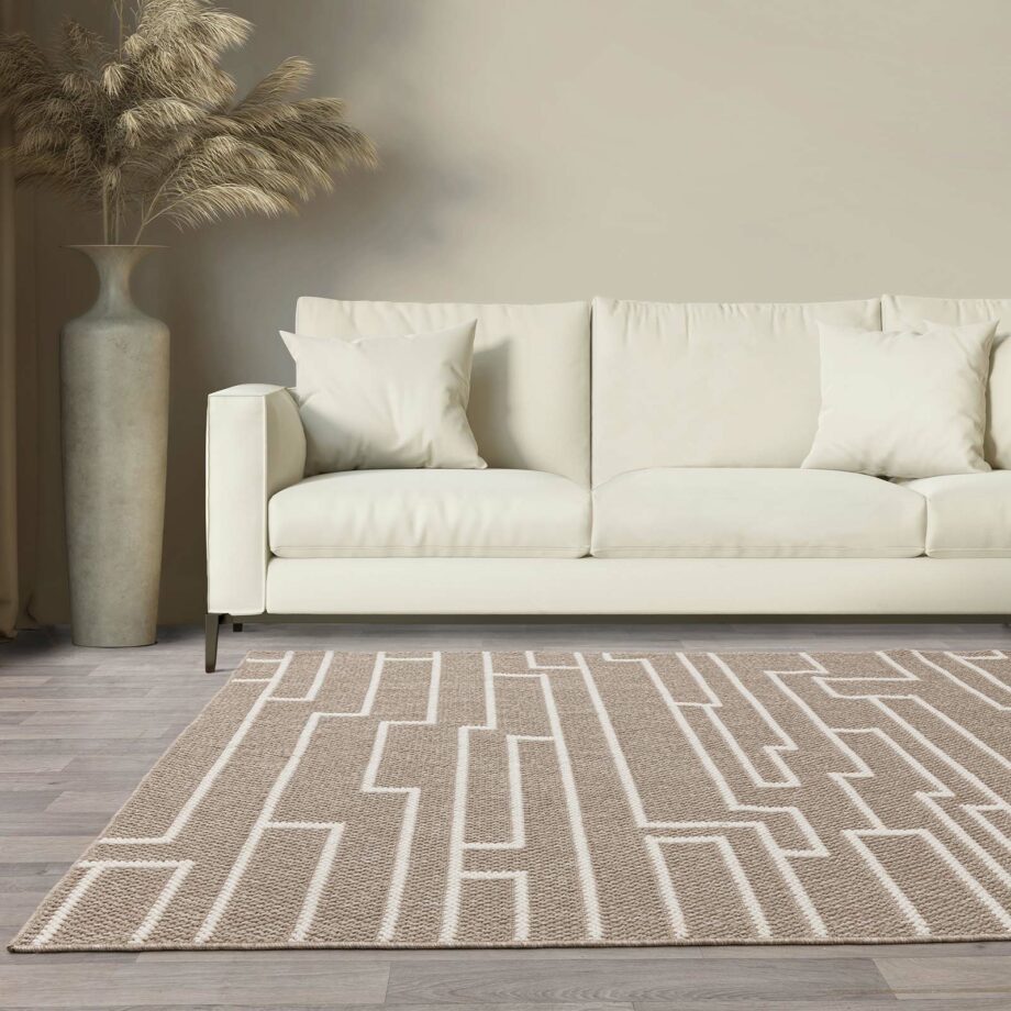 Asiatic tapijt Camber Track Sand interior square