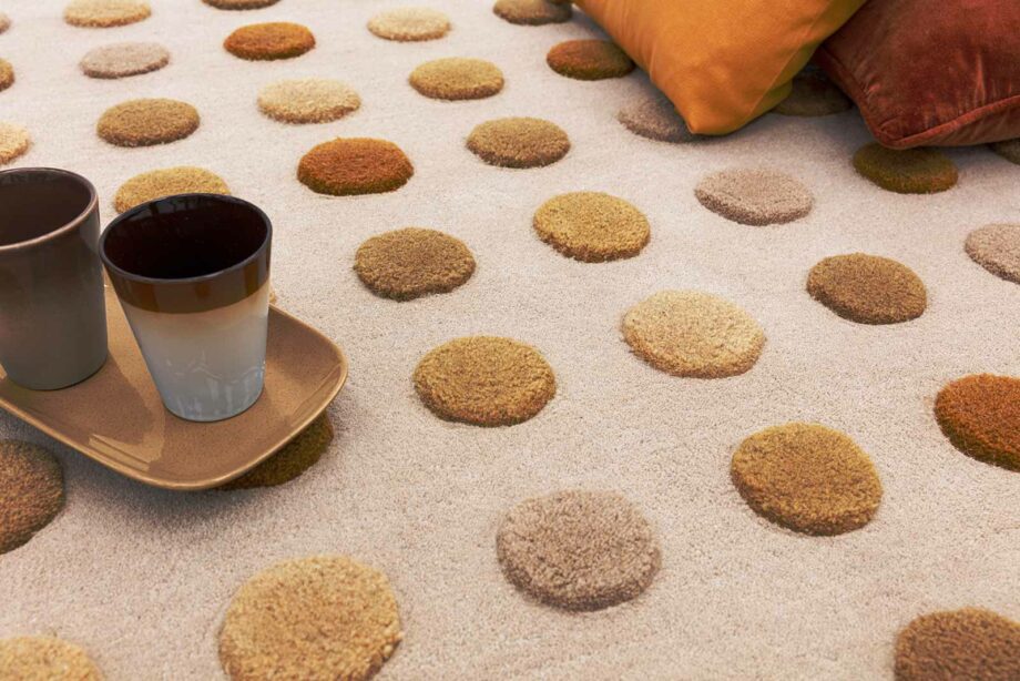 Asiatic tapijt Dotty Gold CL