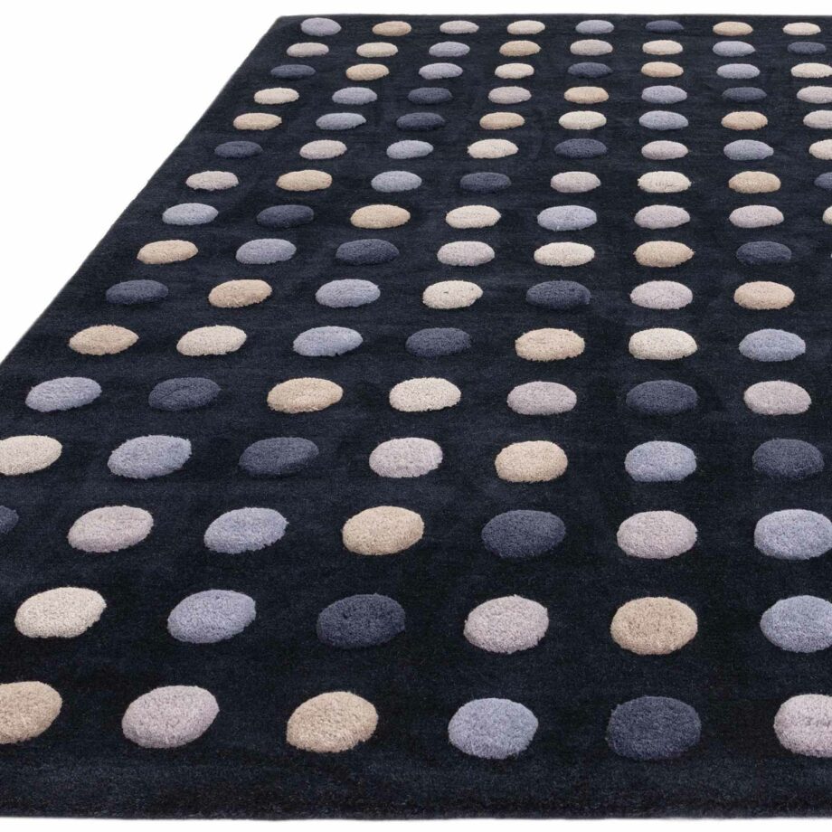 Asiatic tapijt Dotty Navy 1