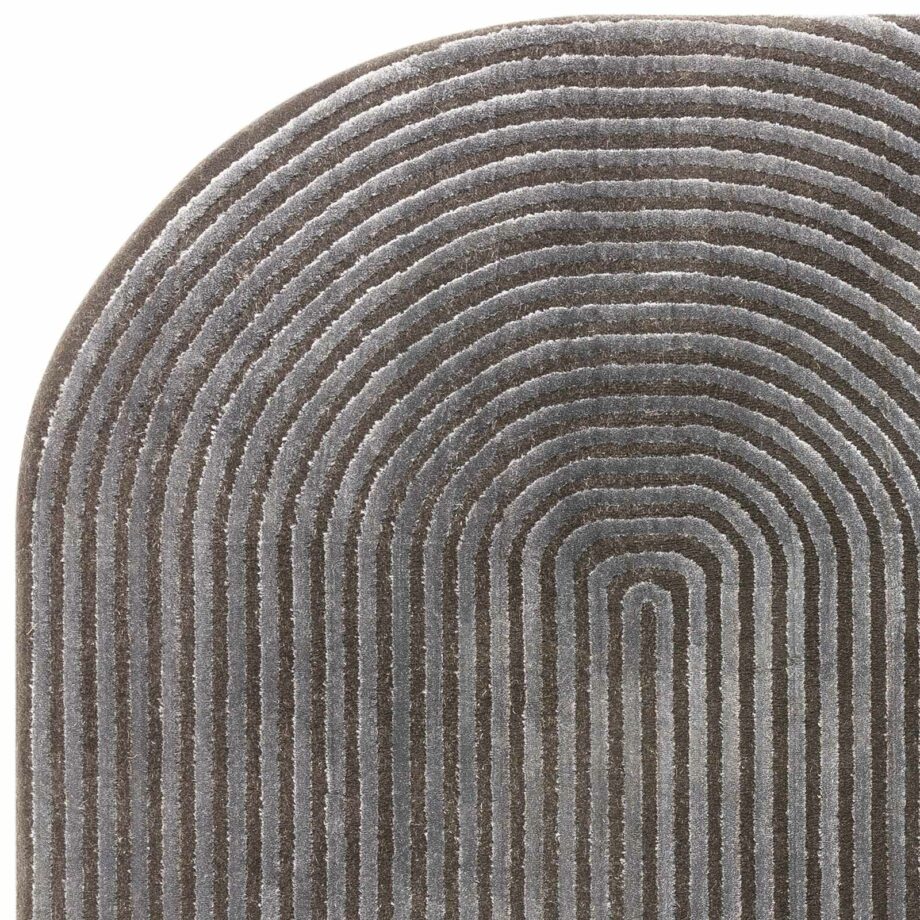 Asiatic tapijt Kuza Shape Black Charcoal 2