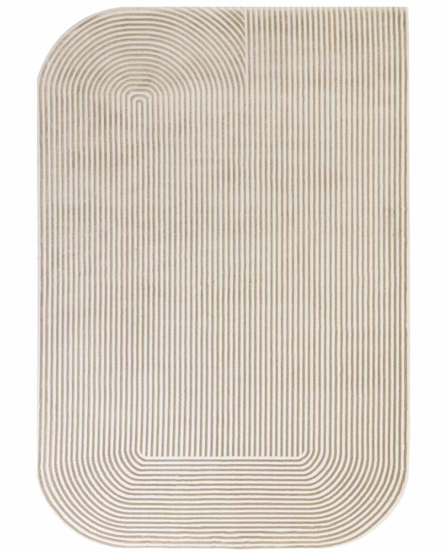 Asiatic tapijt Kuza Shape Gold Cream