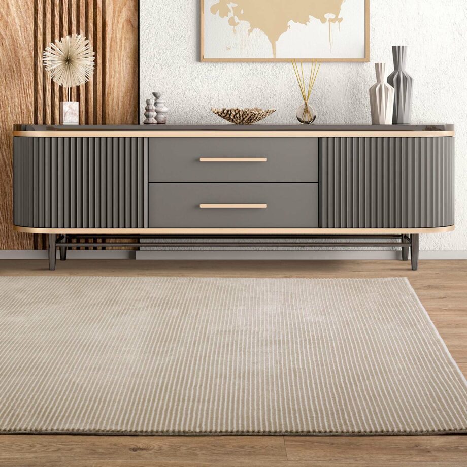 Asiatic tapijt Kuza Stripe Beige interior square
