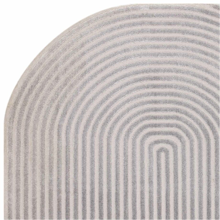 Asiatic tapijt Kuza shape silver grey 2