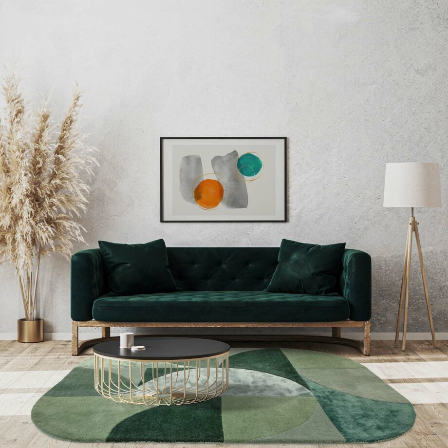 Asiatic tapijt Matrix 75 Oval Forest interior