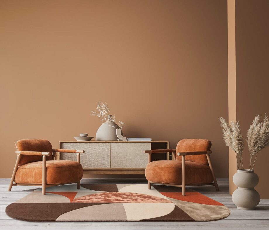 Asiatic tapijt Matrix 77 Oval Spice interior