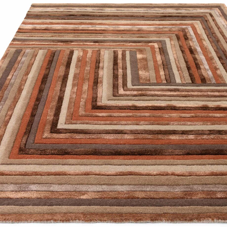 Asiatic tapijt Matrix 80 Network Terracotta 1