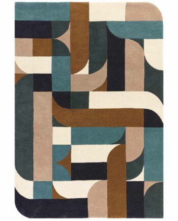 Asiatic tapijt Matrix 89 Klotski Teal