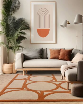 Asiatic tapijt Metro Rust interior square