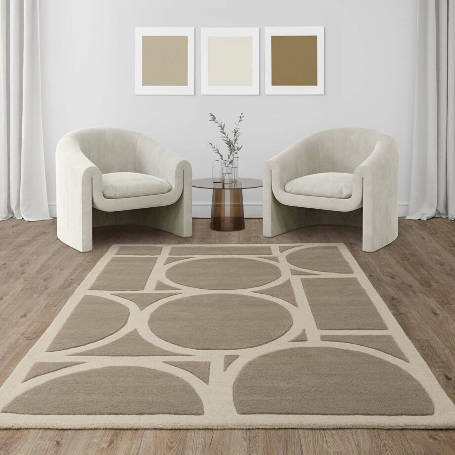 Asiatic tapijt Metro Taupe interior square