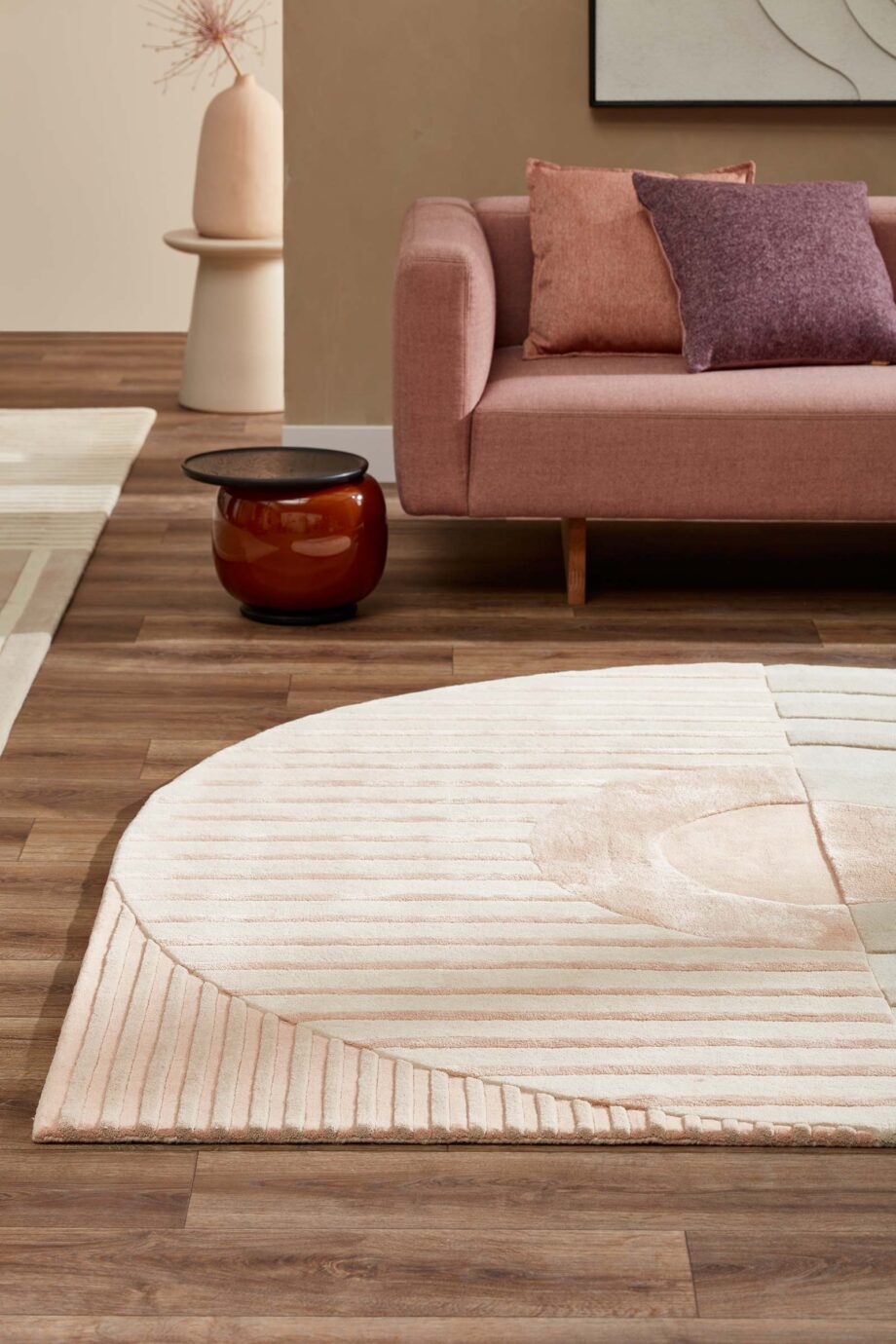 Brinker Carpets tapijt Fano Girare White Beige interior 3