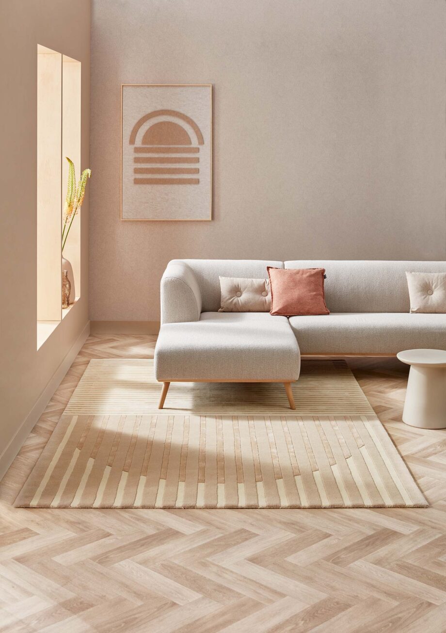 Brinker Carpets tapijt Fano White Beige interior 1 B
